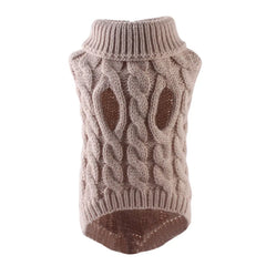 Small Dog Knitted Sweater – Autumn Winter Warm Pet Clothes