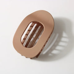 Fashion Oval Leopard Flat Hair Clips for Women