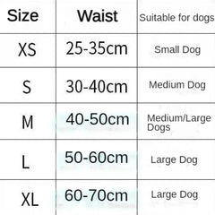 Washable Female Dog Diapers 🐾 Adjustable Reusable Pet Period Panties (1–3 pcs)