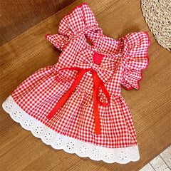 Sweet Princess Pet Dress – Bowknot Summer Outfit for Small Dogs & Cats