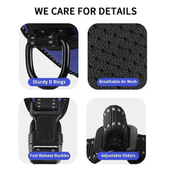 No-Pull Dog Harness – Adjustable Reflective Padded Vest with Handle for Large Dogs