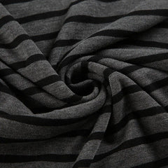 Women’s Japanese Stripe Long Sleeve Tee – Slim Off-Shoulder Y2K Top