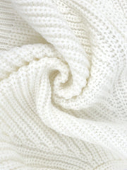 Women’s Ribbed Shrug Cardigan – Open Front Raglan Sleeve Knit Sweater