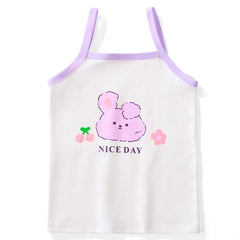 Girls Cotton Singlet Tank Tops (3-Pack)