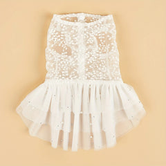 Summer Mesh Pet Dress 💐 Wedding & Party Outfit for Dogs & Cats