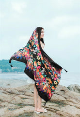 20 Styles Cotton-Linen Beach Sarong Wrap – Women’s Bikini Cover-Up & Summer Scarf