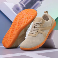 Minimalist Shoes for Men Women Wide Toe Barefoot Zero Drop Shoes Casual Artificial Leather Lightweight Walking Sneakers