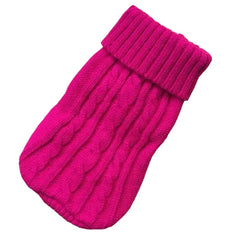 Knitted Dog Sweater – Winter Clothes for Small & Medium Dogs