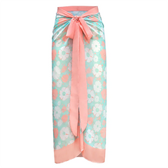 Long-Sleeve One-Piece Swimsuit with Skirt – Women’s Sexy Cover-Up Swimwear