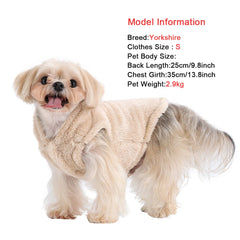 Winter Fleece Pet Hoodie – Warm Sweater Coat for Small & Medium Dogs and Cats