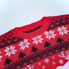 2025 New Women Men Kids Christmas Sweaters Casual Soft Jumpers Warm Thicken Matching Outfits Pullover Knitwear Xmas Family Look