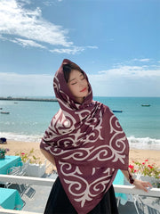 20 Styles Cotton-Linen Beach Sarong Wrap – Women’s Bikini Cover-Up & Summer Scarf