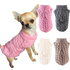 Classic Dog Sweater – Winter Pullover for Small Dogs