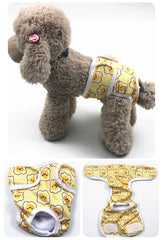 Washable Female Dog Diapers 🐾 Adjustable Reusable Pet Period Panties (1–3 pcs)