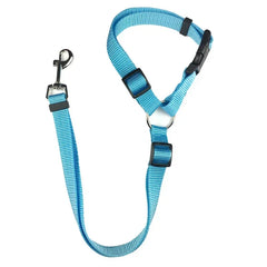 Two-in-One Pet Car Seat Belt – Adjustable Nylon Dog Leash
