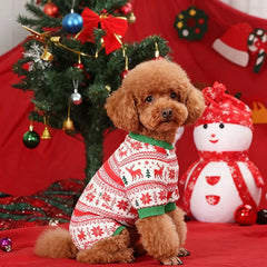 Christmas Warm Dog Clothes – Holiday Costume for Small & Medium Dogs