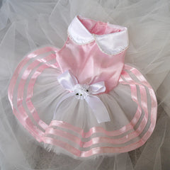 Polka Dot Summer Dog Dress 🎀 Princess Outfit for Dogs & Cats