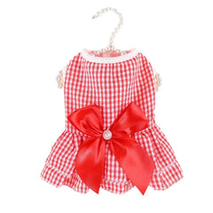 Striped Princess Cat Dress 🎀 Cute Summer Outfit for Cats, Kittens & Small Pets