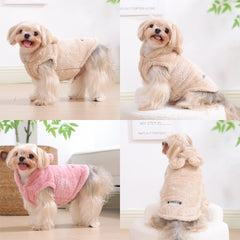 Winter Fleece Pet Hoodie – Warm Sweater Coat for Small & Medium Dogs and Cats