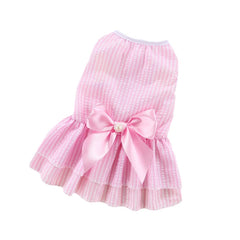 Striped Princess Cat Dress 🎀 Cute Summer Outfit for Cats, Kittens & Small Pets