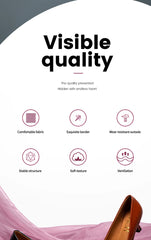 CHCH Women's High Heels New 4cm Black Simple Business Women's Shoes Evening Party