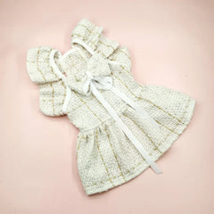 Pet Princess Dress – Black & White Bow Skirt for Small and Medium Dogs