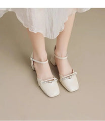 Pearl Heels – Elegant Ankle Strap Dress Shoes (2025)