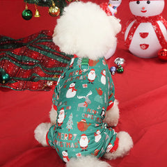 Christmas Dog Outfit – Warm Winter Costume for Small & Medium Dogs