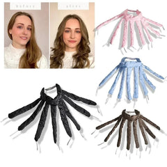 Heatless Velcro Octopus Hair Curler – Soft Foam No-Heat Sleep Curling Ribbon