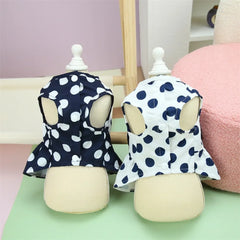 Lovely Polka Dot Pet Princess Dress – Dog & Cat Wedding Party Outfit