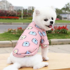 Small Dog Winter Hoodie – Warm Fleece Pullover for Dogs & Cats