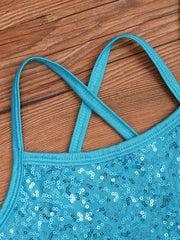 Girls Sequined Ballet Tutu Dress – Professional Dance Costume