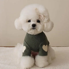 Love Winter Warm Pet Hoodie – Cute Bear Dog & Cat Shirt