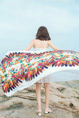 20 Styles Cotton-Linen Beach Sarong Wrap – Women’s Bikini Cover-Up & Summer Scarf