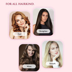 3/4" Tapered Ceramic Curling Wand – Fast-Heat Professional Hair Curler