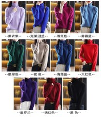 Women’s 100% Mink Cashmere Turtleneck Sweater