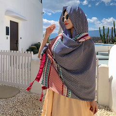 20 Styles Cotton-Linen Beach Sarong Wrap – Women’s Bikini Cover-Up & Summer Scarf