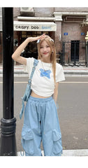 Women’s High-Waisted Vintage Wide-Leg Pants