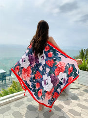 20 Styles Cotton-Linen Beach Sarong Wrap – Women’s Bikini Cover-Up & Summer Scarf