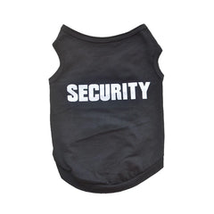 Security Dog Vest 🦴 Funny Summer T-Shirt for Small Dogs & Cats