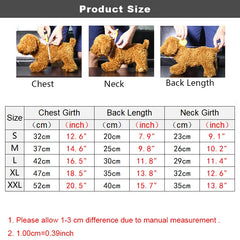 Winter Warm Dog Coat – Thick Fleece Hoodie Jumpsuit for Small & Medium Dogs