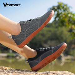 Lightweight Wide Toe Casual Sneakers for Men Women Breathable Mesh Walking Shoes Comfortable Outdoor Running Jogging Shoes