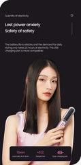 Wireless Hot Comb Straightening Brush – Negative Ion Cordless Anti-Scald Hair Styler