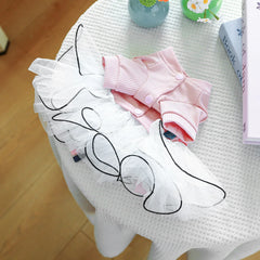 Fancy Bowtie Pet Dress – Luxury Summer Outfit for Dogs & Cats