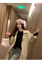 Women’s Slim O-Neck Cardigan Sweater – Casual Korean Knitwear