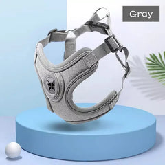 Adjustable Reflective Dog & Cat Harness – Mesh Pet Vest