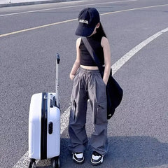 Girls Casual Cargo Pants