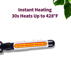 28mm Automatic Rotating Curling Wand for Big Waves & Inward Curls