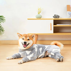 Winter Fleece Dog Jumpsuit – Warm Pet Pajamas & Overalls for Small, Medium & Large Dogs