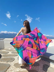 20 Styles Cotton-Linen Beach Sarong Wrap – Women’s Bikini Cover-Up & Summer Scarf